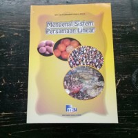 Mengenal Sistem Persamaan Linear