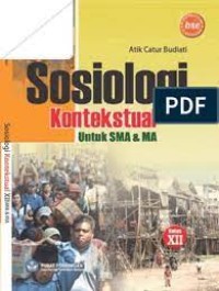 Sosiologi Kontekstual: untuk SMA dan MA Kelas XII